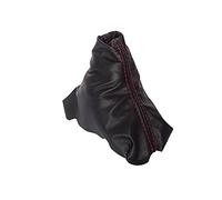 The Tuning-Shop Automatic Gear Gaiter Compatible with Mercedes SLK R171 W171 Leather Various Leather Colour Available (Red Stitch)