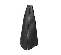 The Tuning-Shop Compatible with Gear Gaiter for Land Rover Freelander MK1 FL 2003-2006 Genuine Italian Leather, White Stitch, Gear Shift Boot