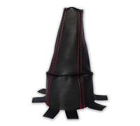 The Tuning-Shop Gear Gaiter Compatible with Honda Civic Type R FN2 Leather Red Stitching