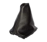 The Tuning-Shop Gear Gaiter Compatible with Volvo C30 C70 S40 V50 Leather Grey Stitching