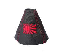 The Tuning-Shop Ltd compatible with Gear Gaiter for Honda Civic FK2 MK8 Type S Leather Red Embroidery