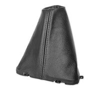 The Tuning-Shop Ltd Compatible with Gear Gaiter + Frame for Land Rover Freelander 2 MK2 LR2 2006-2014 Manual Transmission Real Black Leather Black Stitching
