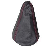The Tuning-Shop Ltd Gear Gaiter Compatible with Citroen Xsara Picasso Leather Red Stitching