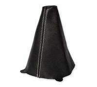 The Tuning-Shop Ltd Gear Gaiter Compatible with Ford Fiesta Leather White Stitching