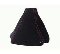 The Tuning-Shop Ltd Gear Gaiter Compatible with Mazda MX-5 MK1 Suede Look Leather Various Stitching Colour Available (Red Stitch)
