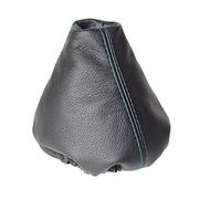 The Tuning-Shop Ltd Gear Gaiter + Frame Compatible with Fiat 500 Abarth Leather Various Stitching Colour Available (Turquise Stitch)