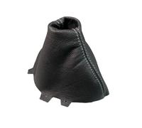 The Tuning-Shop Ltd Gear Stick Gaiter, Black Leather, Grey Stitching, for Renault Trafic 2015-2023