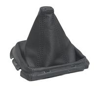 The Tuning-Shop Ltd Gear Stick Gaiter with 180 mm Inner Frame Compatible with Nissan Navara D40 Pathfinder Frontier 2005-2012 Genuine Black Leather