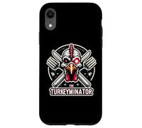 The Turkeyminator Funny Thanksgiving Turkey Dinner Joke Pun Case for iPhone XR