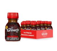 The Turmeric Co. Extra Strong Ginger & Turmeric Shots | 14 Shots | Powerful Immune Defence Support | Natural Vegan Cold-Pressed Ingredients | No Preservatives | No Added Sugar