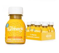 The Turmeric Co Turmeric Shots for Immunity & Energy (7×60ml) | Vitamin C & D3 Immune Support Shot Bottles | Vegan, No Added Sugar | High Strength Antioxidants | 7-Day Supply