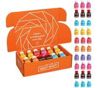 The Turmeric Co Turmeric Shots with Mixed Flavours - 30 x 60ml Fresh Pressed Ingredients, Immune System Booster Shots, Natural Energy Drink, No Added Sugars, Created by A Premier League Footballer