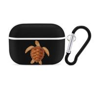 The Turtle with Golden Cover Suitable for Airpods Pro 2 White