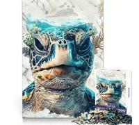 The Turtle's World Jigsaw Puzzles for Adults1000 Pieces Think Smart Toy Family Bond Accurate Cut Seasonal Gift (50x75cm)