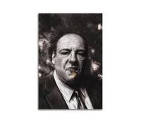 The TV Sopranos Gandolfini 1 Canvas Poster Wall Art Decor Print Picture Paintings for Living Room Bedroom Decoration 20x30inch(50x75cm)