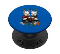 The Twa Dogs. A Tale. Burns Read By Scottish Westies PopSockets Adhesive PopGrip