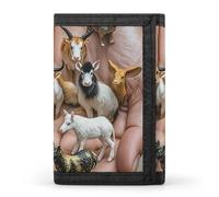 The Twelve Chinese Zodiac Signs Wallet, Unisex Tri-Fold Wallet with Card Slots & Keychain, Lightweight & Minimalist Wallets for Travel, Daily Use, Gifts