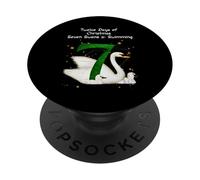 The Twelve Days of Christmas Colorful Designs PopSockets Adhesive PopGrip