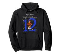 The Twelve Days of Christmas Colorful Designs Pullover Hoodie