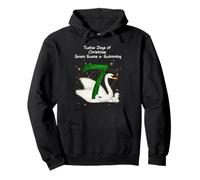 The Twelve Days of Christmas Colorful Designs Pullover Hoodie