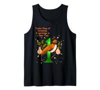 The Twelve Days of Christmas Colorful Designs Tank Top