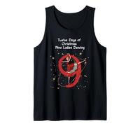 The Twelve Days of Christmas Colorful Designs Tank Top
