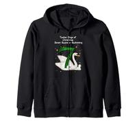 The Twelve Days of Christmas Colorful Designs Zip Hoodie