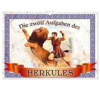 The twelve tasks of Hercules UK-Version (Wall Calendar 2026 DIN A4 Landscape), CALVENDO 12 Month Wall Calendar