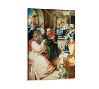 The Twelve-Year-Old Jesus in The Temple Painting On Canvas Wall Art Poster Scroll Picture Print Walls Decor Home Posters 24x36inch