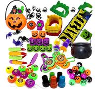 THE TWIDDLERS - 110 Halloween Party Bag Fillers, Novelty Assorted Toys for Boys and Girls - Kids Pinata Prizes & Giveaways, Trick & Treat Goody Bag Fillers