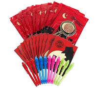 THE TWIDDLERS - 12 Invisible Ink Notepads, With UV Pen Lamps & Pouches - Perfect Invisible Ink Pen Party Bag Fillers For Kids, UV Marker Pen and Light, Invisible Ink Pen and Notebook for Birthdays