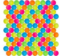 THE TWIDDLERS 120-Piece Neon Mini Bouncy Balls - Bulk Small Rubber Bouncing Toys for Kids Party Bags, Classroom Rewards and Seasonal Stocking Fillers (Age 3+)