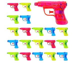 THE TWIDDLERS 20-Pack Mini Water Pistols Bulk Multipack; Kids Water Guns Set; Small Plastic Squirt Toys; Party Bag Fillers, Pinata Toys & Summer Garden Fun