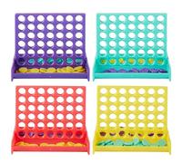 THE TWIDDLERS 24 Mini Four In A Row Board Games, 4 Assorted Colours, Multipack Mini Game Party Bag Fillers for Kids Birthday, Unisex Connect Challenge, Classroom Gifts Rewards Age 3+