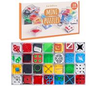 THE TWIDDLERS 28 Mini Maze Puzzle Cubes, Party Bag & Cracker Fillers