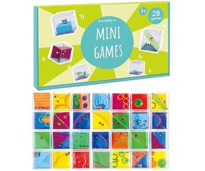 THE TWIDDLERS 28 Pack Brain Teaser Puzzle Cubes Set, Assorted Difficulty Levels, Mini Games Challenge, Mini Puzzle Party Bag Fillers for Kids Unisex or Adults, Classroom Rewards Age 3+