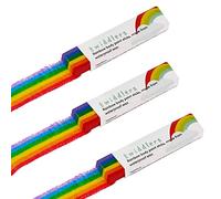 THE TWIDDLERS 3 Piece Rainbow Flag Face and Body Paint Sticks - Waterproof LGBTQ Make Up Accessories for Pride Celebrations, Festivals, and Parades