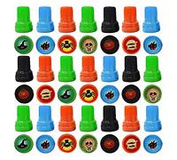 THE TWIDDLERS - 48 Halloween Stamps, Assorted Spooky Designs, Kids Party Bag, Trick or Treat Favours, Pinata Fillers and Classroom Prizes
