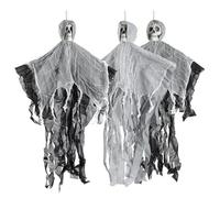 The Twiddlers 9-Pack Spooky Grim Reaper Skull Skeletons with Expandable Arms - 36'' Hanging Halloween Party Decorations - Perfect for Halloween Decorations, Trick-or-Treat, Haunted House Props