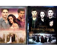 The Twilight Saga Breaking Dawn Parts 1 and 2 DVD