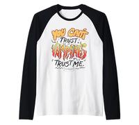 The Twilight Saga You Can’t Trust Vampires Trust Me Raglan Baseball Tee