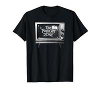 The Twilight Zone 1959 Television Set Retro TV Show T-Shirt, Men, Black, Medium