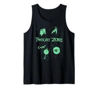 The Twilight Zone Floating Intro Icons in Space TV Show Tank Top
