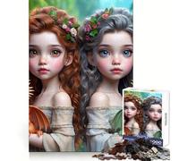The Twin Dragons Teenager Jigsaw Puzzles 1000 Pieces Memory Boost Home Activity Pattern Assembly Perfect Present (50x75cm)