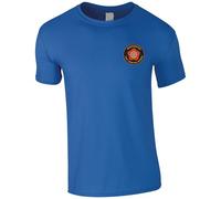 The Twisted Wheel Club Manchester Northern Soul Keep The Faith Embroidered Men's T Shirt - Shirt Ska Mod Casual Embroidery (UK, Alpha, L, Regular, Regular, Royal)