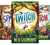 The Twitchers Series 3 Book Collection Set By G. Leonard (Twitch , Spark, Clutch)