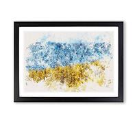 The Two Forests Watercolour Framed Print | A2 Black Framed Wall Art | Ready to Hang | Modern Historical Picture | Living Room Bedroom Lounge Office