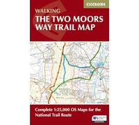 The Two Moors Way Trail Map: Complete 1:25,000 OS Maps for the Route