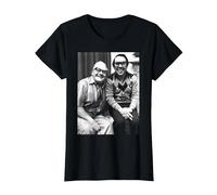 The Two Ronnies Comedians Ronnie Barker & Ronnie Corbett T-Shirt, Women, Black, X-Large