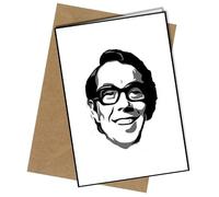 The Two Ronnies - Ronnie Corbett Face A5 Greeting Card | Envelope Included | Blank Inside | Unique Design | Personalised Free of Charge